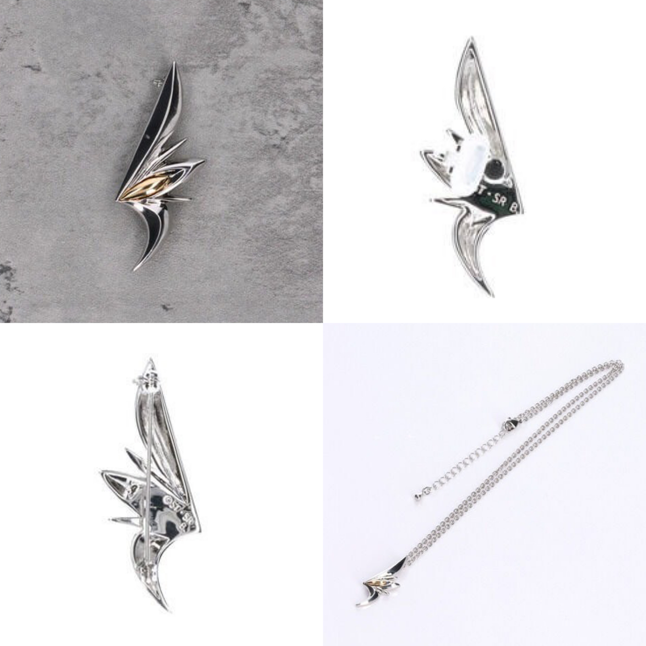 PRE-ORDER : Mobile Suit Gundam SEED DESTINY Face Series Ear Clip (for one ear) / Brooch / Pendant