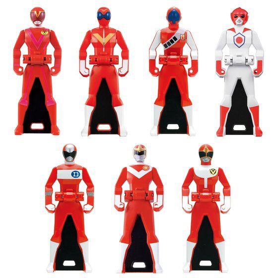 Kaizoku Sentai Gokaiger Ranger Key -MEMORIAL EDITION- 35 Red Set by Bandai (มีกล่องน้ำตาล)