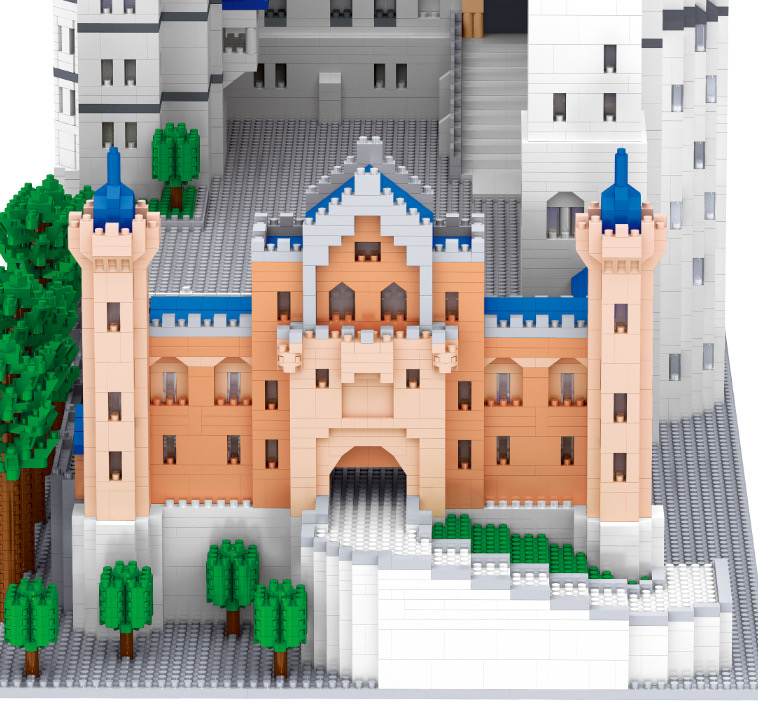 Lezi lz 8020 New Swan Stone Castle 11810pcs