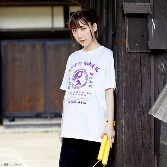 PRE-ORDER : STRICT-G "Mobile Fighter G Gundam" The Undefeated of the East Master Asia T-shirt