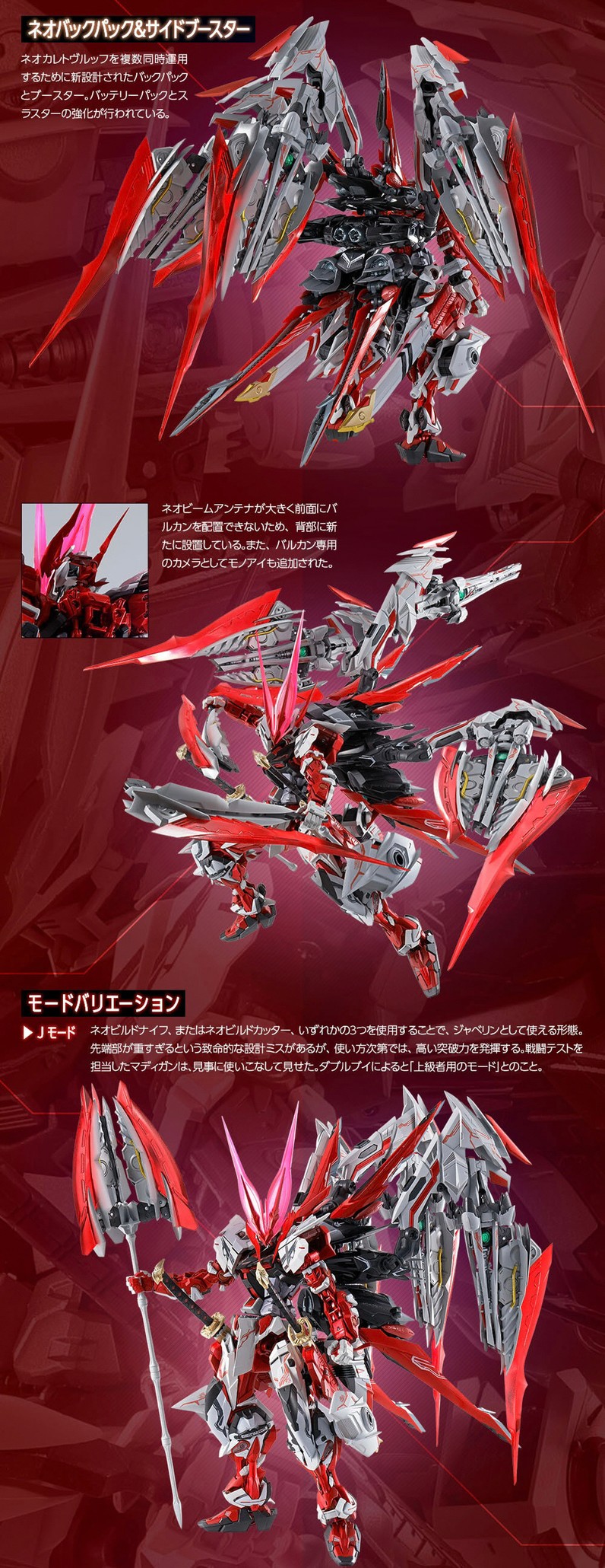 Metal Build - Gundam Astray Red Dragonics by Premium Bandai (Lot JP มีกล่องน้ำตาล)
