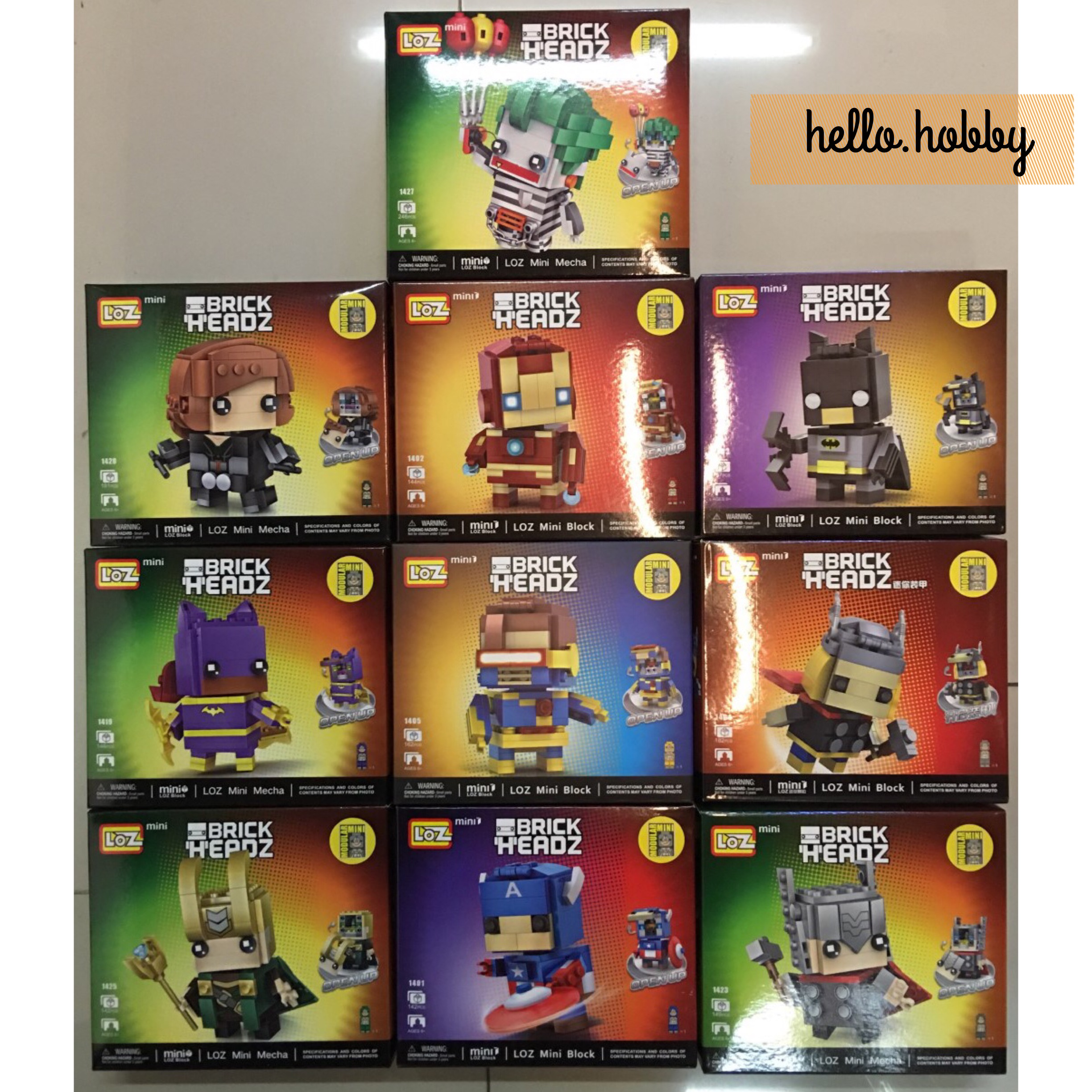 LOZ super Heroes Set