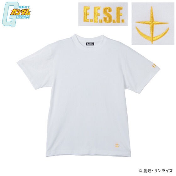 PRE-ORDER : Mobile Suit Gundam Mark Basic Line Embroidery T-shirt