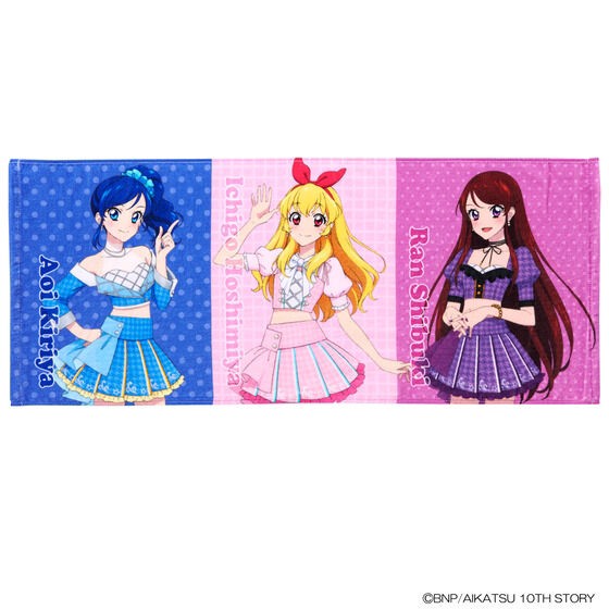 PRE-ORDER : Aikatsu! ~10th STORY~ STARWAY Face Towel to the Future