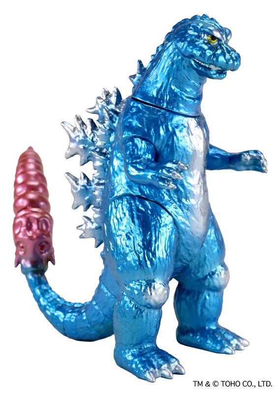 Godzilla - CCP Middle Size Series Vol.11 Godzilla (1964) Blue Metallic Ver. Soft Vinyl by CCP (Lot JP)