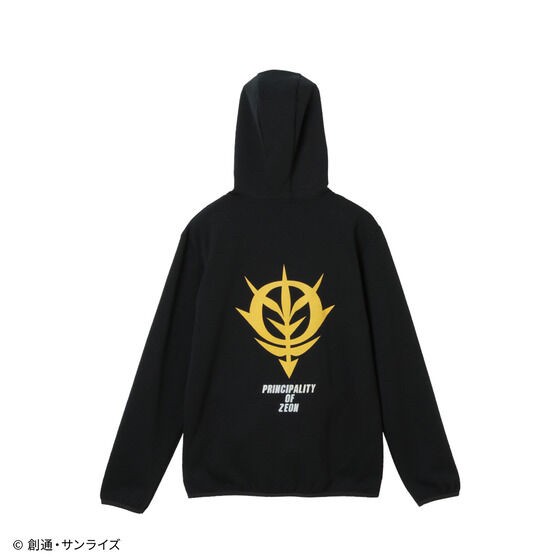 PRE-ORDER : Mobile Suit Gundam Principality of Zeon Army Mark Sports Series Light Zip Hoodie