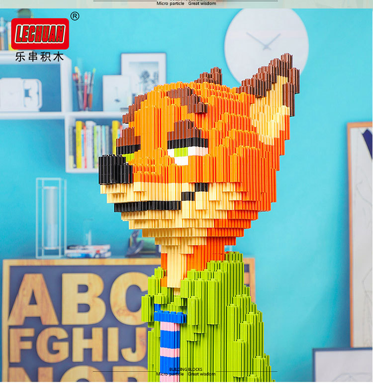 Super jumbo - lechuan Lc 67101 zootopia Nick 5481pcs (แบบเฟือง)