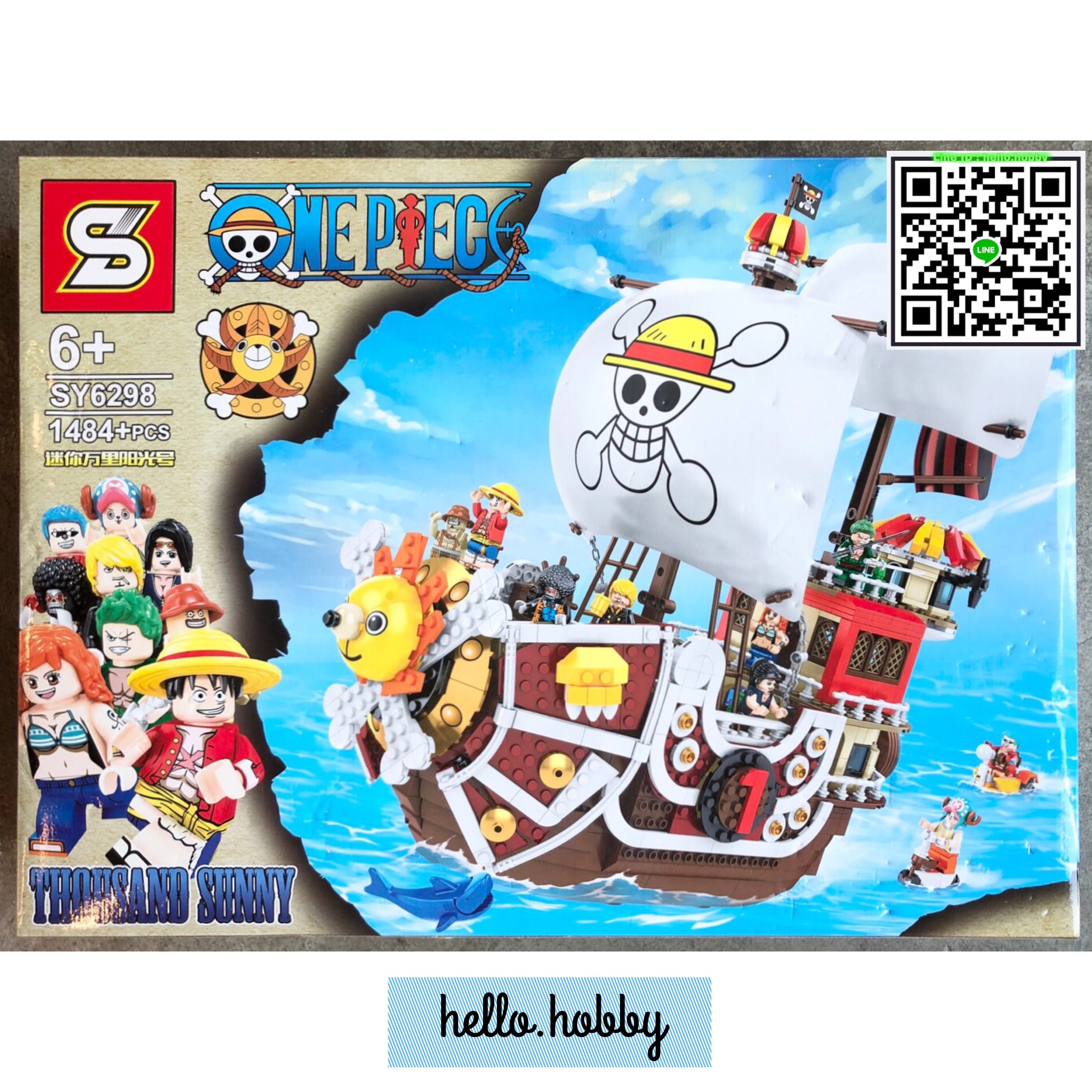 SY 6298 One Piece THOUSAND SUNNY 1484pcs