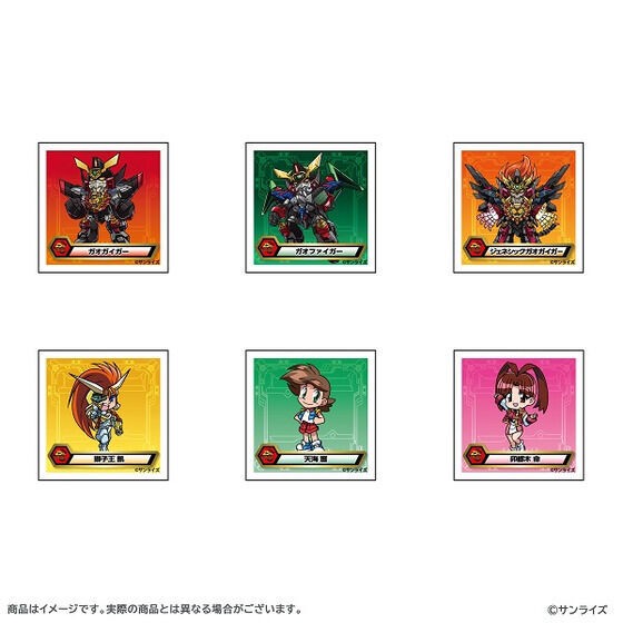 PRE-ORDER : The King of Braves Gaogaiger Sparkly Seals (6 types in total/3 pieces set) (Random)