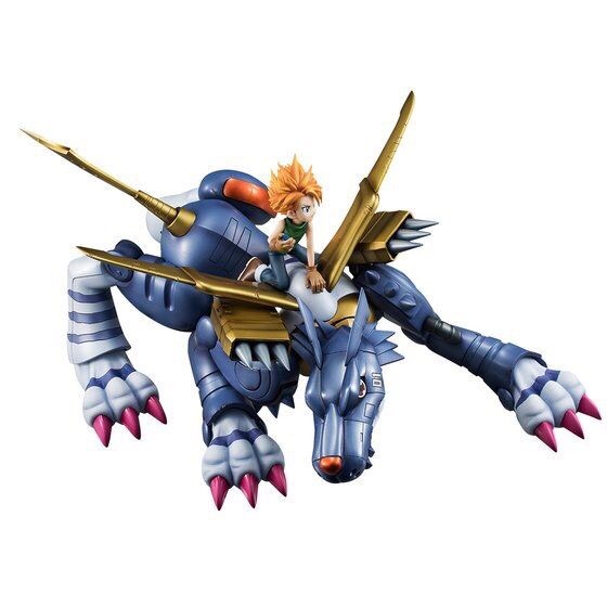 PRE-ORDER : PRECIOUS G.E.M. SERIES DIGIMON ADVENTURE METALGARURUMON & YAMATO ISHIDA