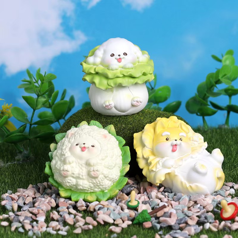 Blind Box ชุดหมาผัก ได้ 1 กล่อง- Vegetable Fairy The World of Vegetable (set of 6+1secret)