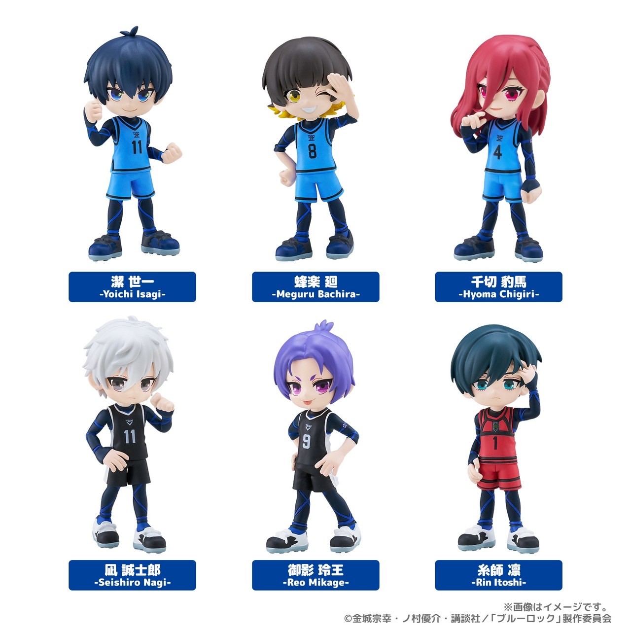Pre-order : PalVerse BLUE LOCK (Set of 6) by Bushiroad Creative