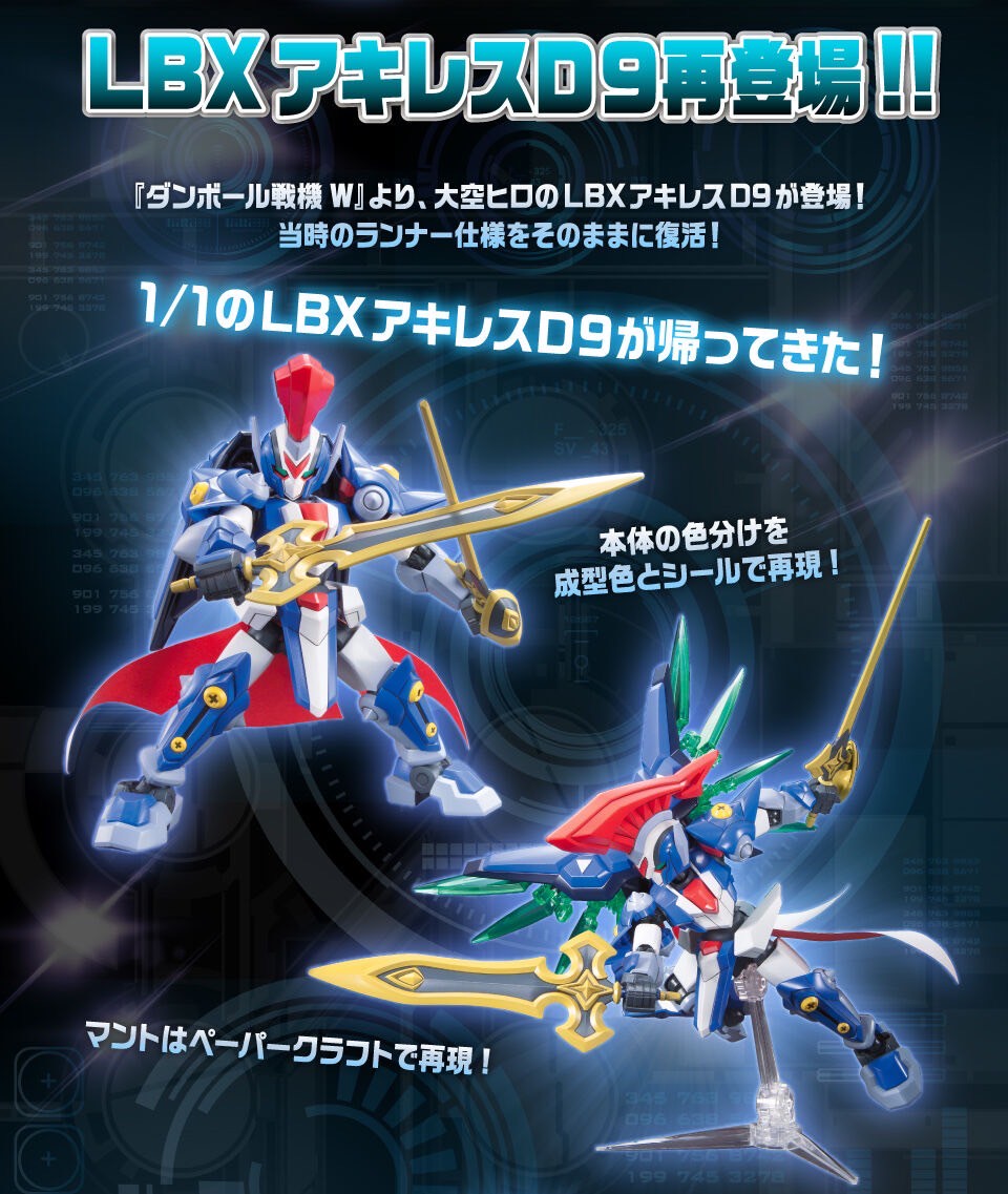 PRE-ORDER : LBX Achilles D9 / Odin Mk-2