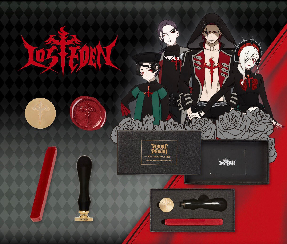 PRE-ORDER : Visual Prison Sealing Wax Set (3 types in total)