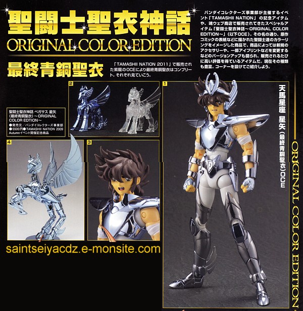 Tamashii Nation 2009 Autumn Saint Seiya Saint Cloth Myth Pegasus Seiya (Final Bronze Robe) OCE by Bandai