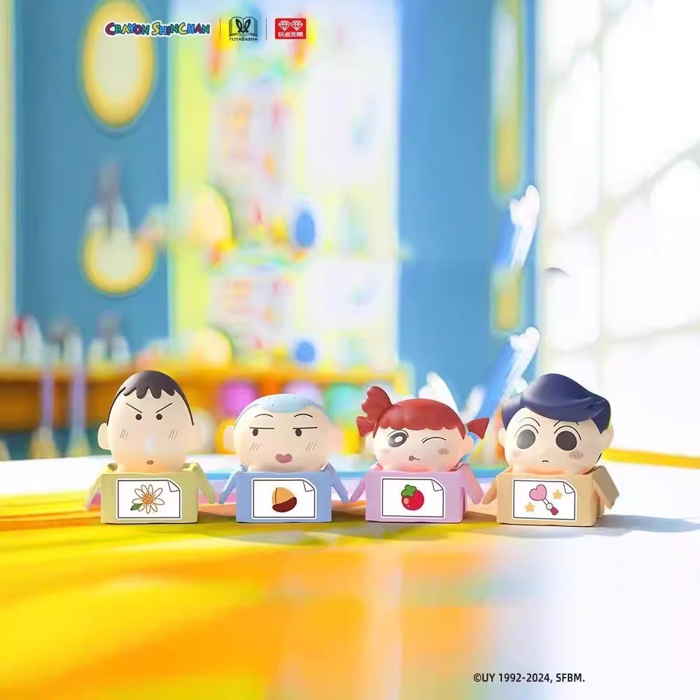 ซองสุ่มชินจัง ได้ 1 ตัว | Mini Beans Crayon Shinchan Stacking Box Series by Futabasha
