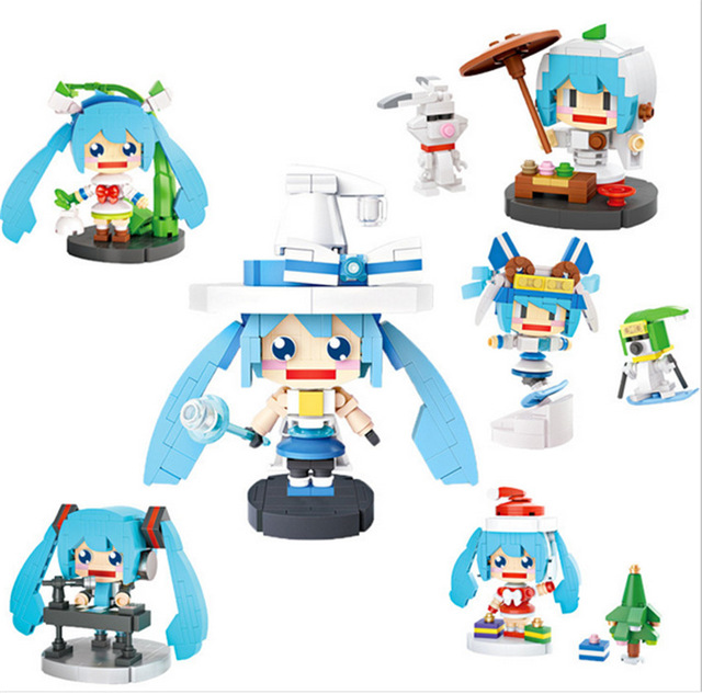 LOZ 1413-1418 Hello Girl Hatsune Miku