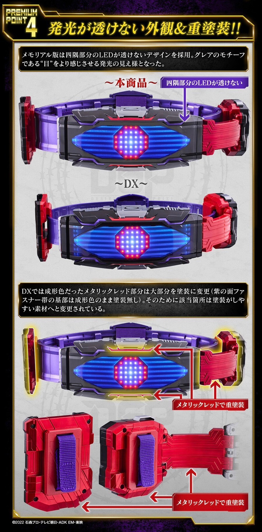 PRE-ORDER : PREMIUM DX Memorial Vision Driver & High Spec Belt Set