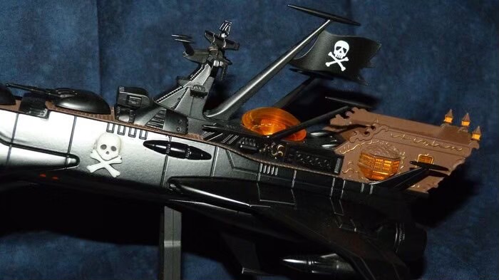 SGM-20 Space Pirate Captain Harlock Arcadia Black ver. by Aoshima (Miracle House) (ของใหม่เปิดเช็ค)