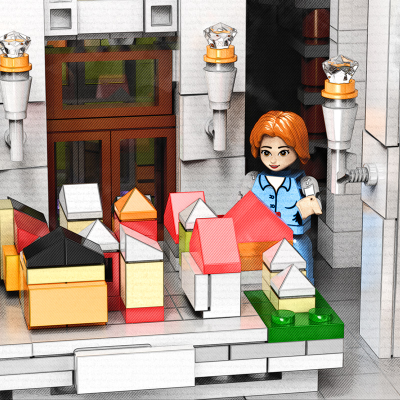 Zhe gao QL 0924 Old Pub 4030pcs