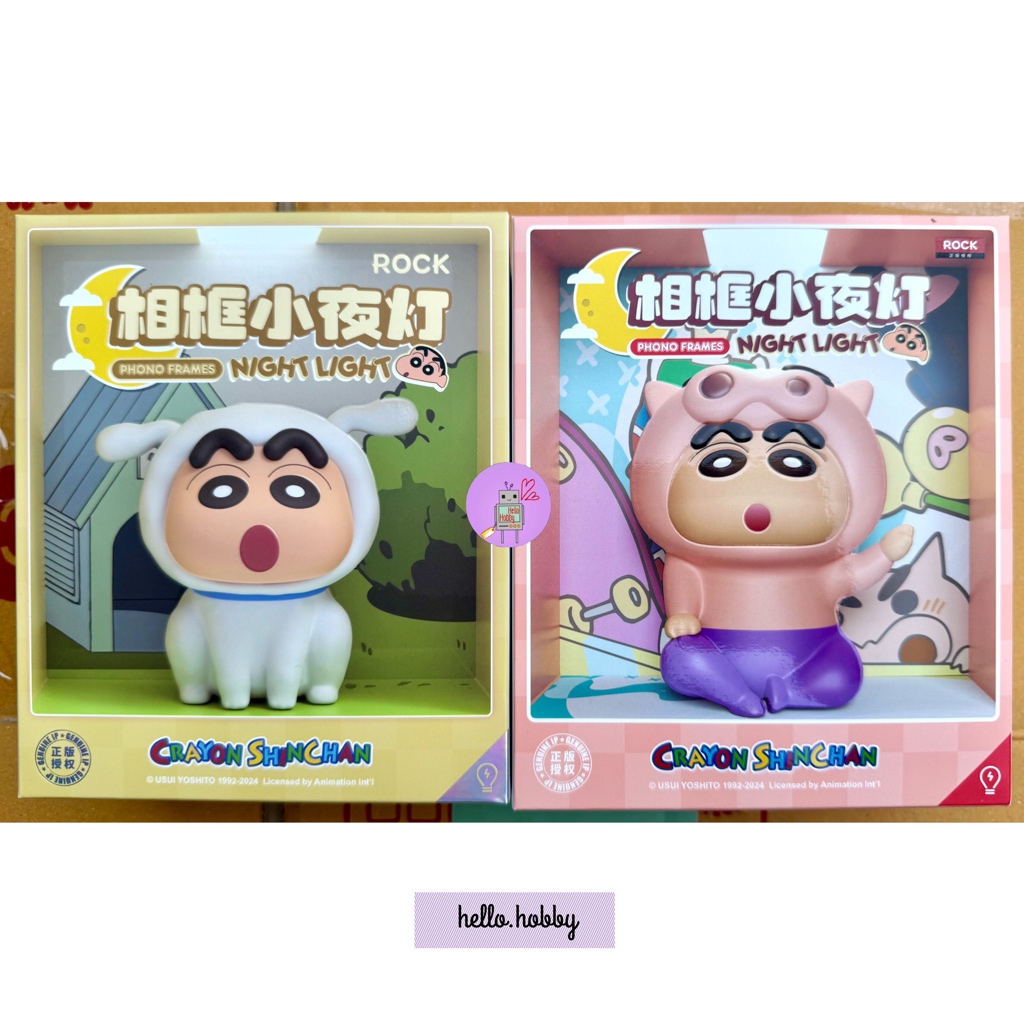 โคมไฟชินจัง ลิขสิทธิ์แท้ - Crayon Shinchan Photo Frame Night Light LED Lamp by Rock
