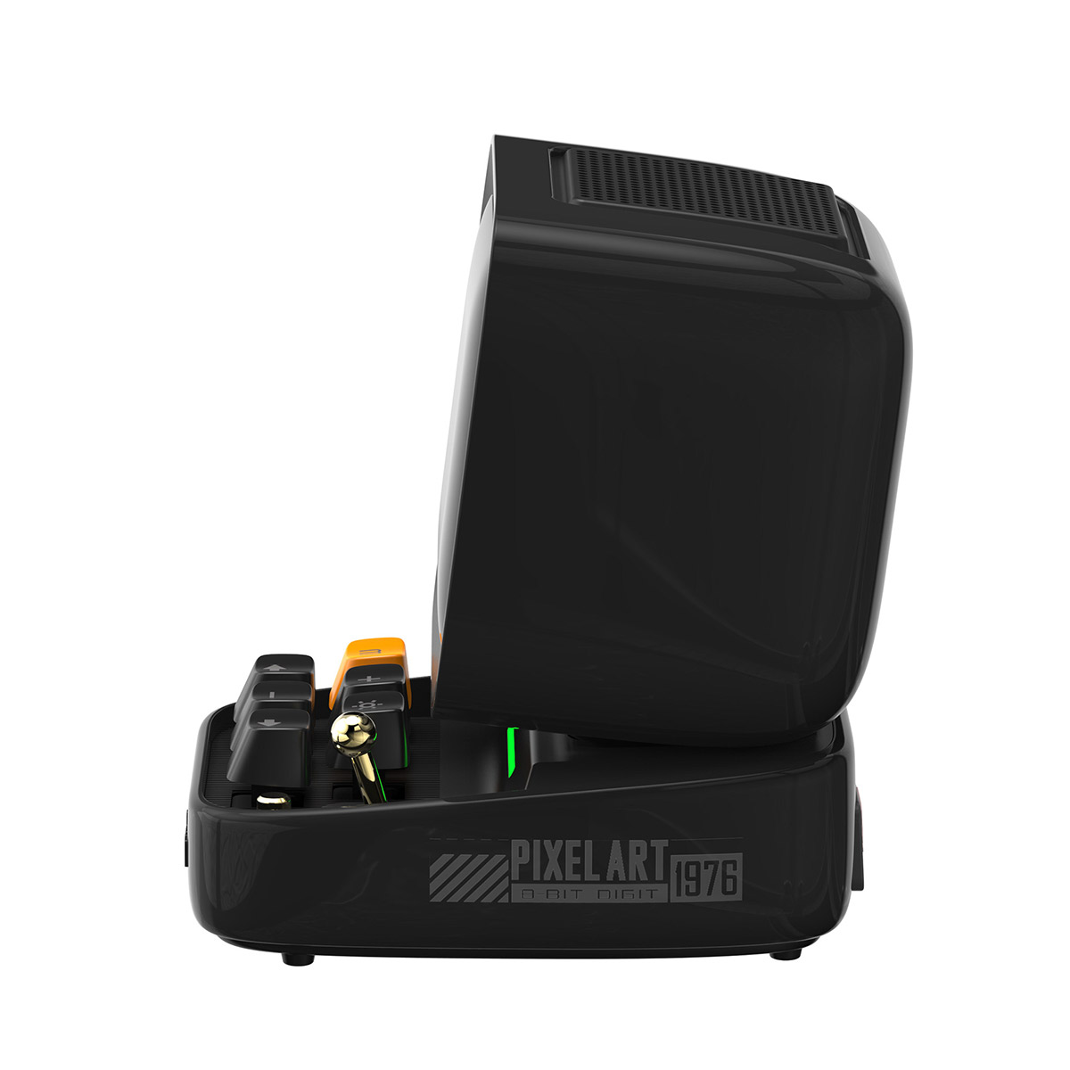 Divoom Ditoo Pro ลำโพง Bluetooth Pixel Art Mechanical Button สีดำ Black