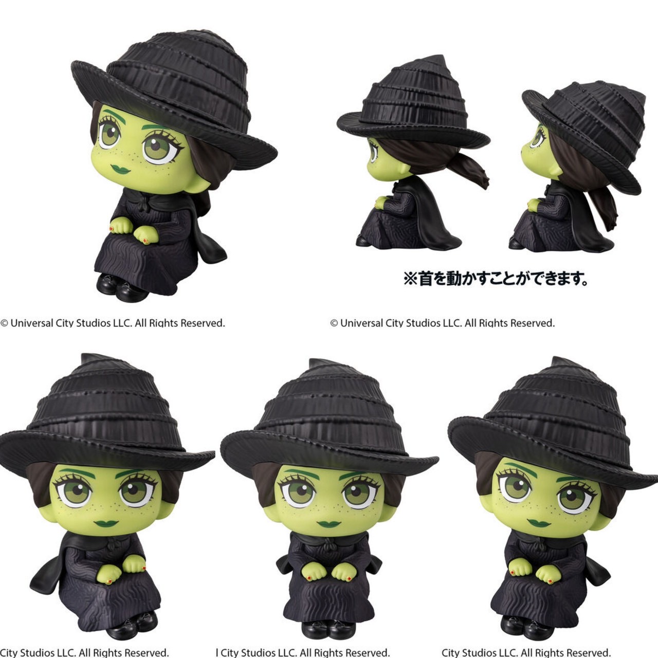PRE-ORDER : Rukappu WICKED Elphaba & Glinda Set (Includes Limited Edition Cushion)