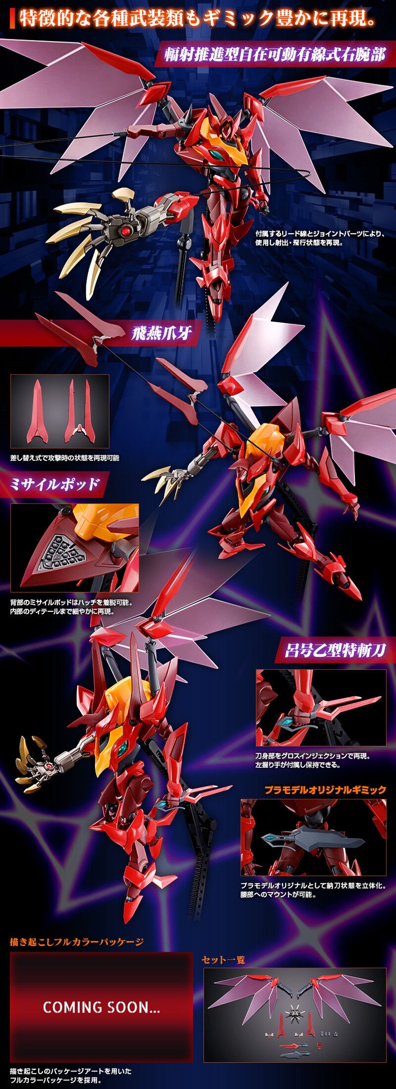 PRE-ORDER : HG 1/35 Guren Type-08 Elements SEITEN Plastic Model