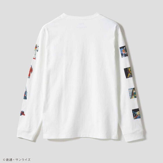PRE-ORDER : STRICT-G graniph "Mobile Suit Gundam" Long Sleeve T-shirt White Base (White Base Long Sleeve T-shirt)
