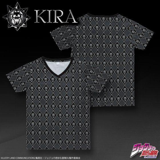 PRE-ORDER : JoJo's Bizarre Adventure: Diamond Is Unbreakable Yoshikage Kira Total Pattern T-shirt