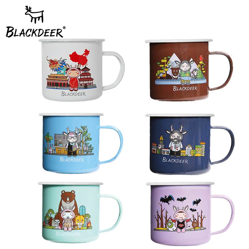 แก้วน้ำ Blackdeer enamal mug 6 pcs