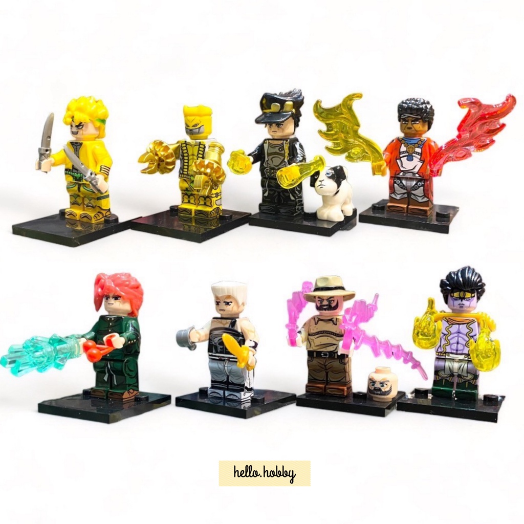 ตัวต่อมินิฟิกเกอร์ โจโจ้ ล่าข้ามศตวรรษ KF 3017-3024 JoJo’s Bizarre Adventure