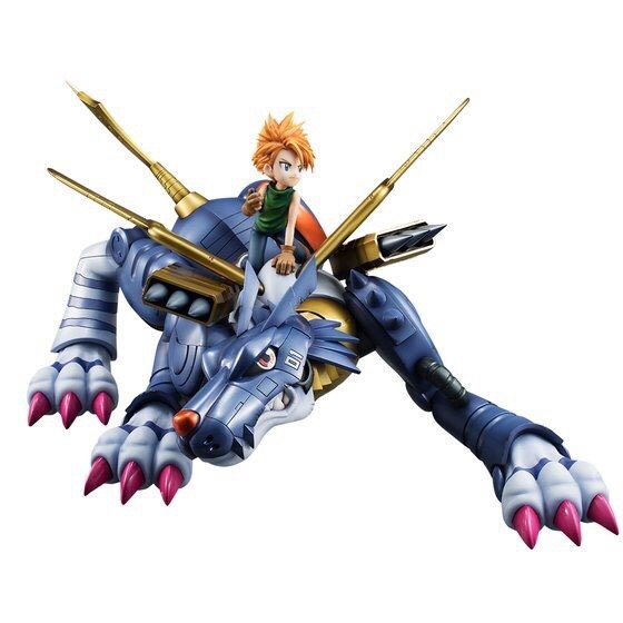 PRE-ORDER : PRECIOUS G.E.M. SERIES DIGIMON ADVENTURE METALGARURUMON & YAMATO ISHIDA