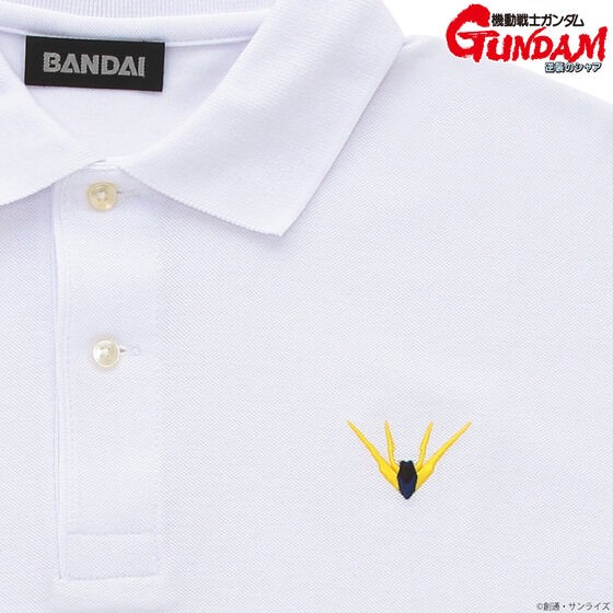 PRE-ORDER : Gundam Series Antenna Motif Dry Polo Shirt