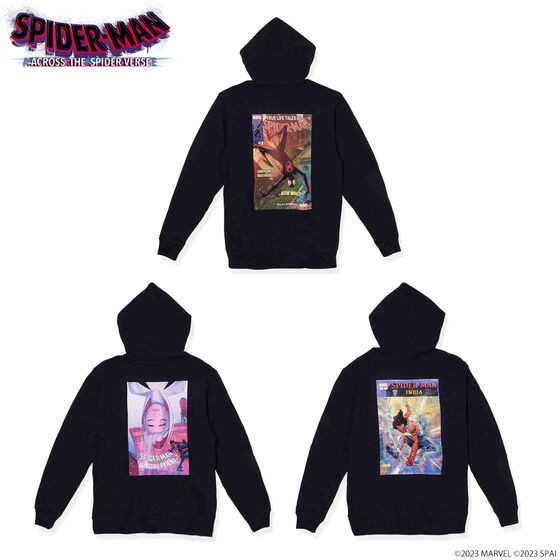 PRE-ORDER : MARVEL Spider-Man: Across the Spider-Verse Homage Art Hoodie (3 types in total)