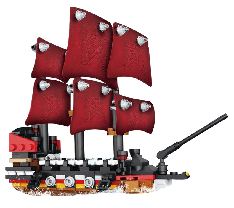 Lepin 03058 A-D Pirates of the Carribean 4 in 1 set