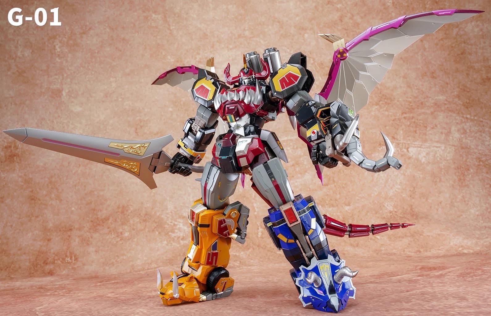 Pre-order : Beast King Model G-01 Dino Megazord Diecast Model