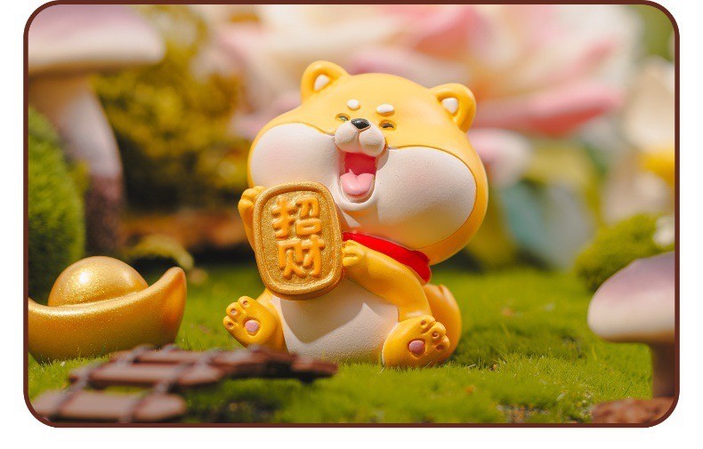 โมเดล ได้ 1 ตัว | Lucky Shiba Dog - More Than Billion Dollars Series by Romantic Light