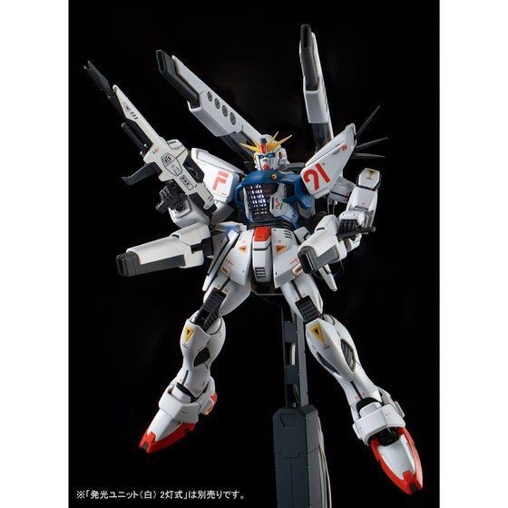 PRE-ORDER : MG 1/100 GUNDAM F91 VER. 2.0 BACK CANNON TYPE & TWIN VSBR SET UP TYPE PLASTIC MODEL
