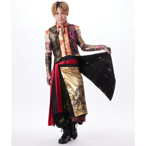 PRE-ORDER : Avataro Sentai Donbrothers h.NAOTO Jiro Momoya Gold Wrap Skirt