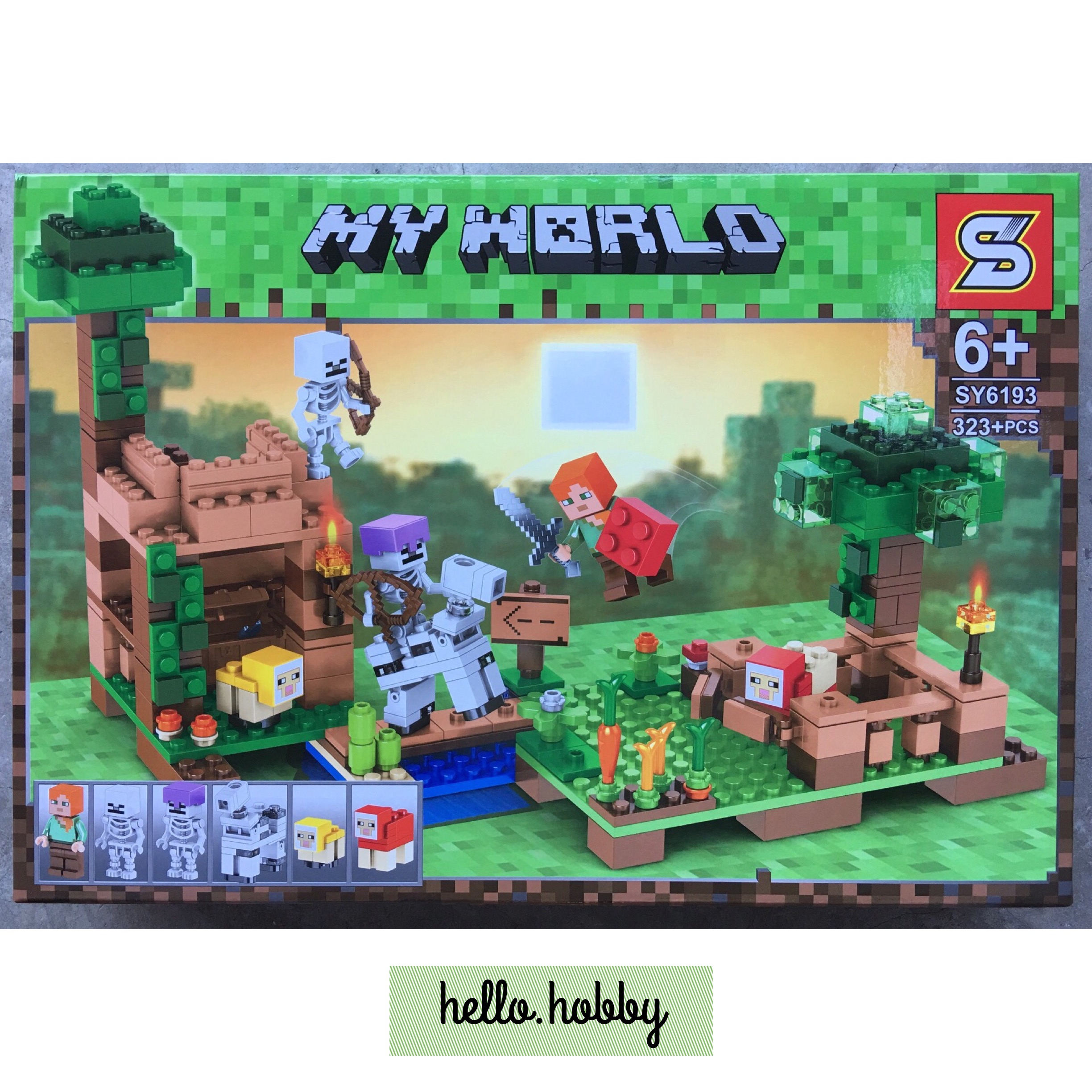 Sy 6193 Minecraft 323pcs