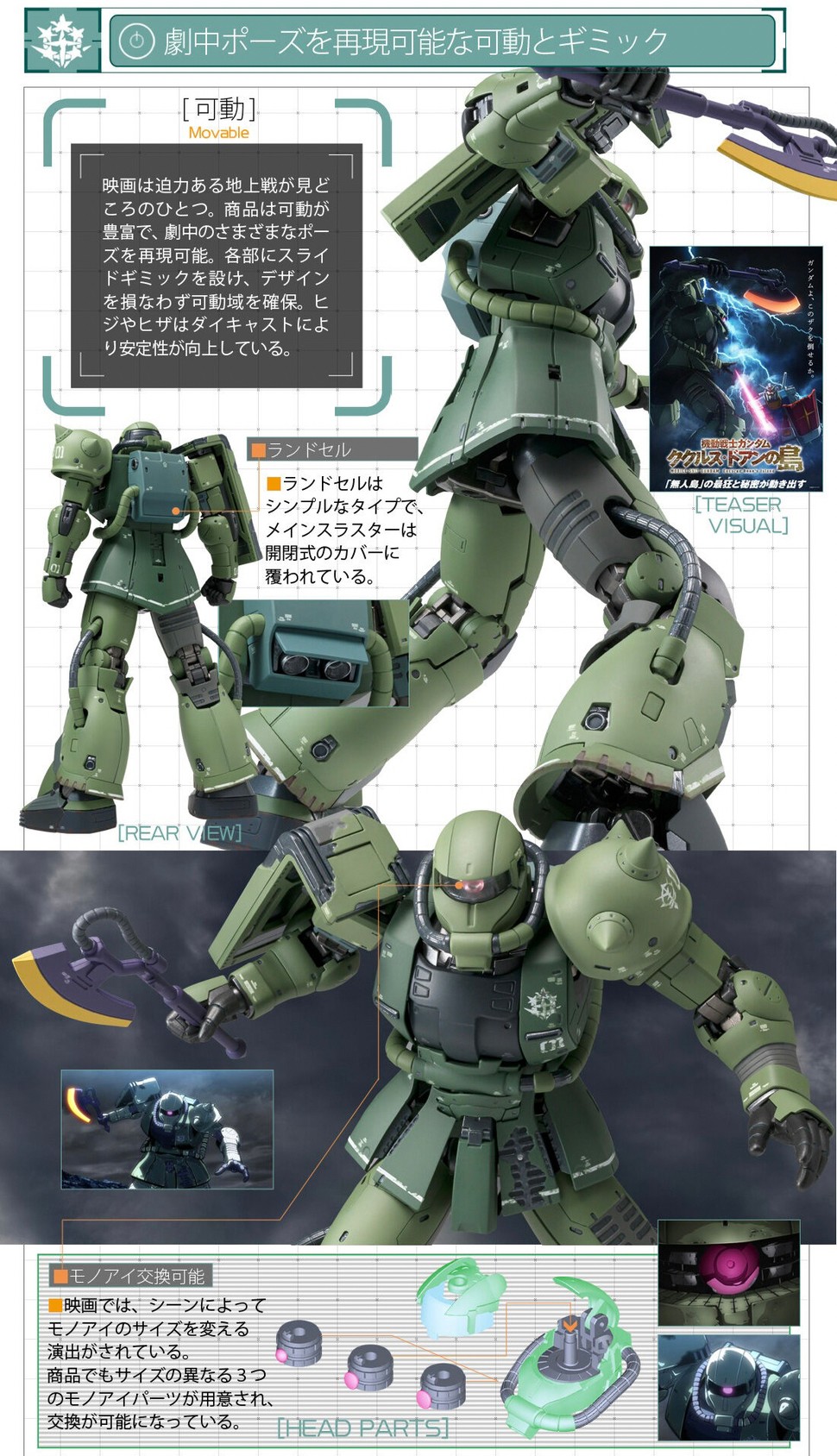 PRE-ORDER : GUNDAM FIX FIGURATION METAL COMPOSITE MS-06F CUCURUZ DOAN'S ZAKU (Cucuruz Doan's Island)