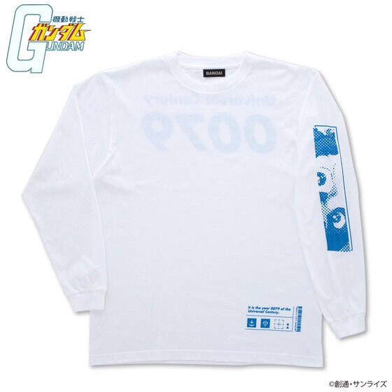 PRE-ORDER : Mobile Suit Gundam U.C.0079 Design Long Sleeve T-shirt