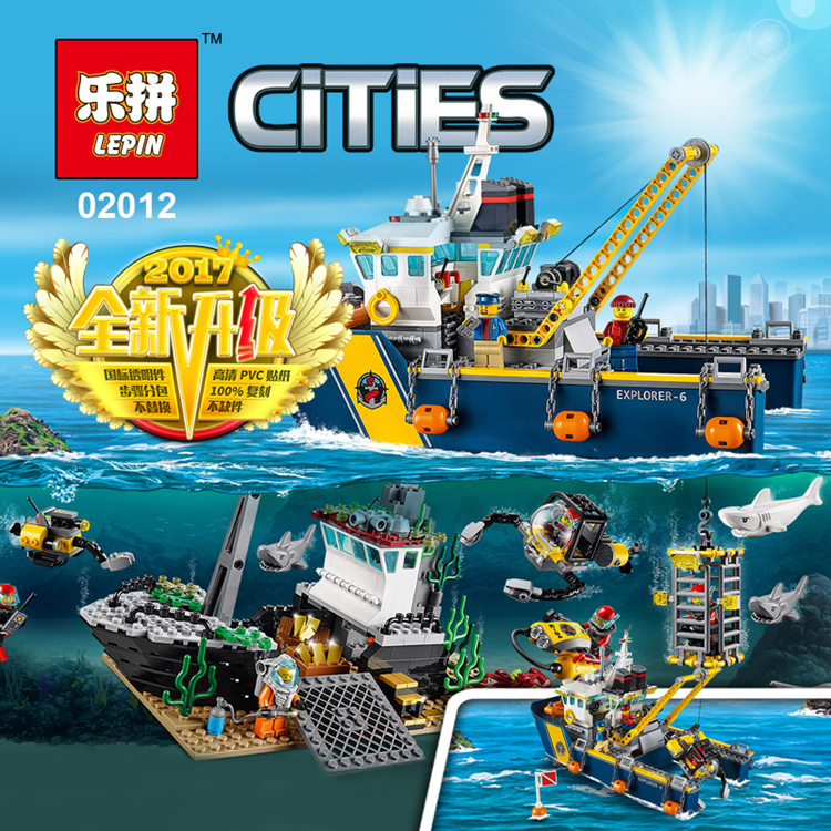 Lepin 02012 Deep Sea Exploration Vessel 774pcs