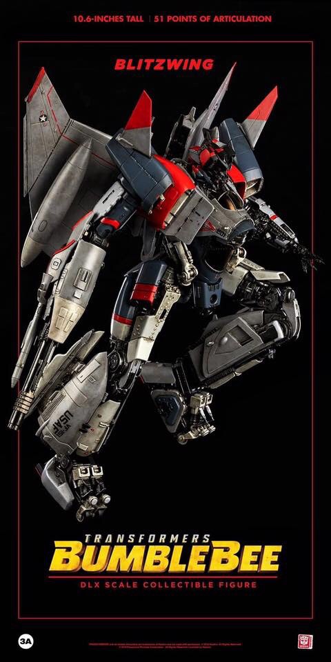 Pre-order : Transformers Bumblebee: DLX Scale Collectible Figure Series - Blitzwing by 3A ThreeZero (Re-product)