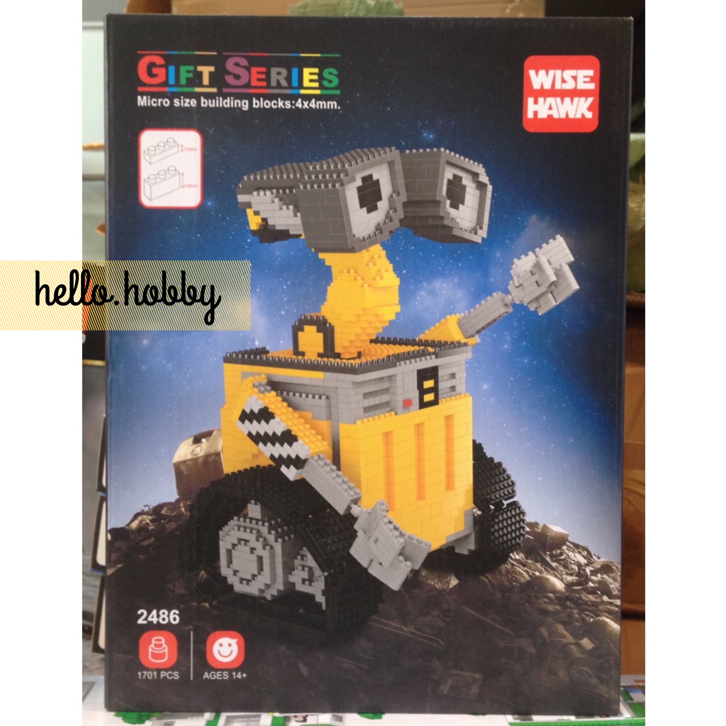Wise Hawk 2486 Wall-E 1701pcs