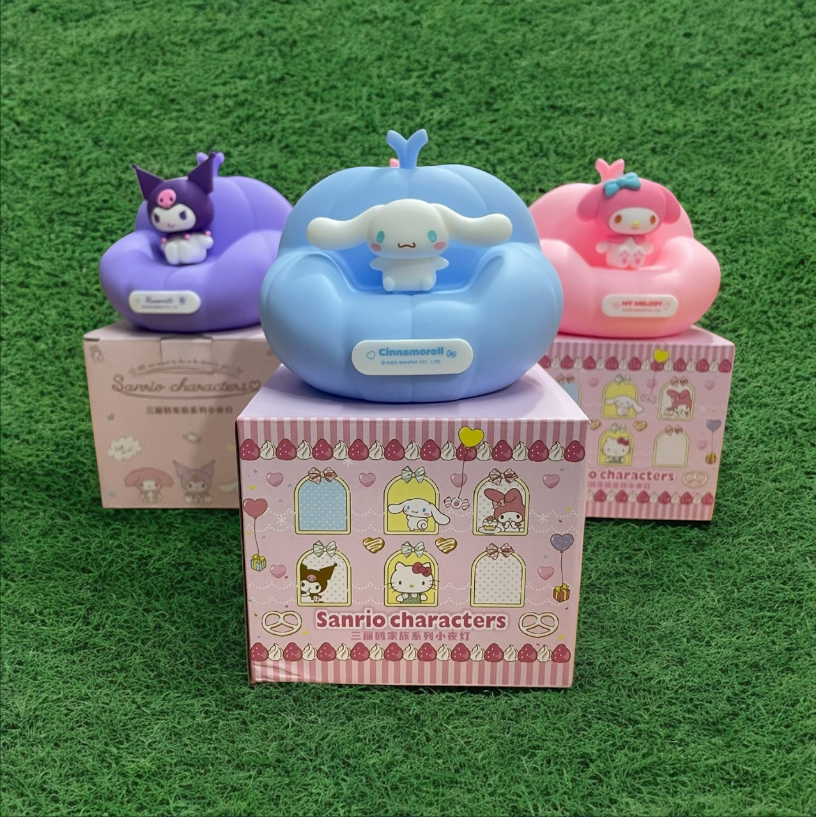 โคมไฟซานริโอ้ ลิขสิทธิ์แท้ - Sanrio Pumpkin Sofa Night Light LED Lamp