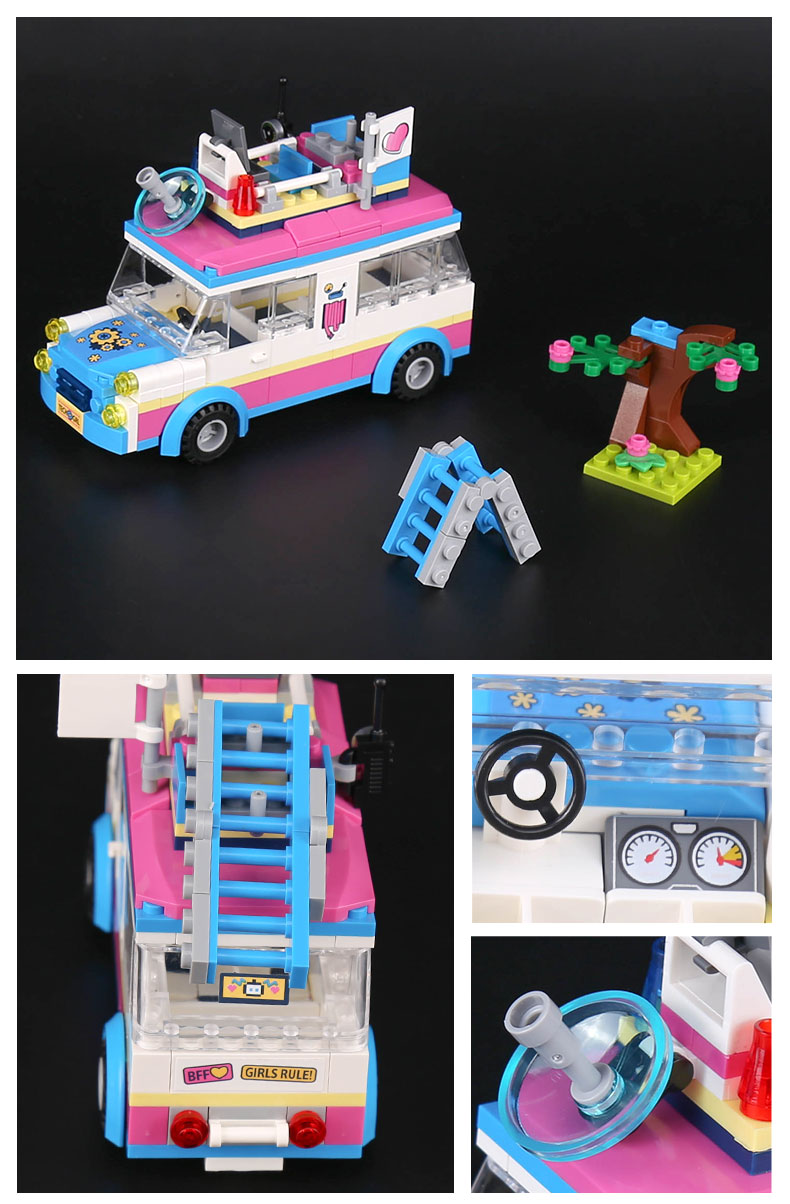 Lepin 01057 Friends Olivia's Mission Vehicle 249pcs