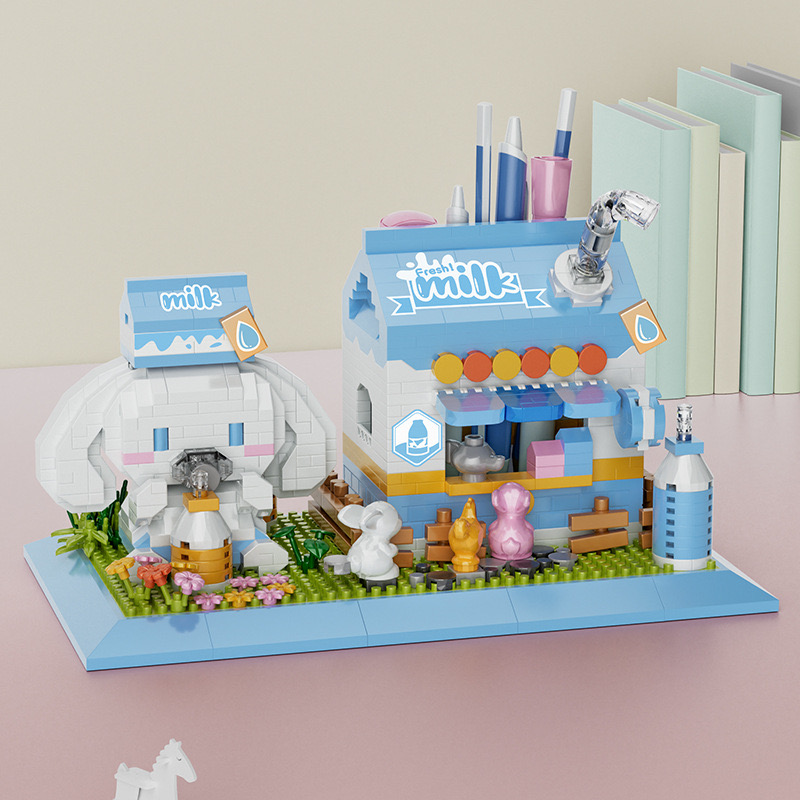 YKO P 1152 - 1157 Pen Holder Shop Set Cinnamoroll / Pikachu / Stella lou / Lotso / Kuromi / Linabel