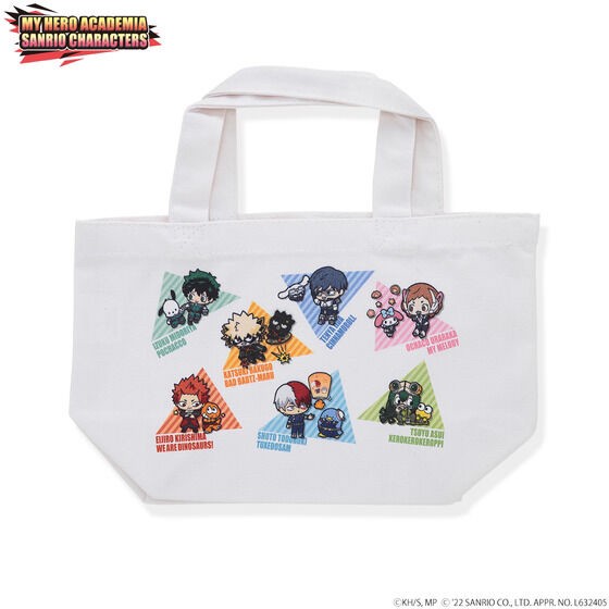 PRE-ORDER : My Hero Academia x Sanrio Characters Mini Tote Bag (2 types in total)